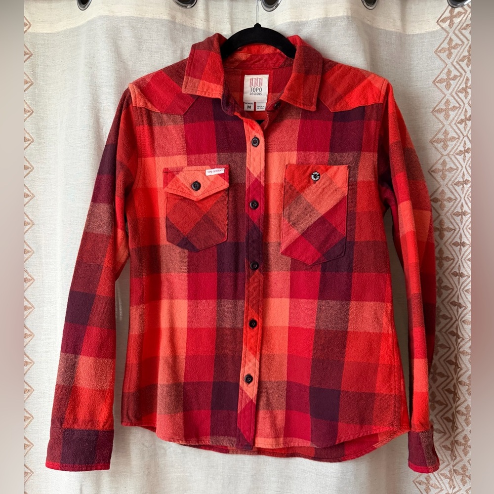 Topo Designs Women’s Red Flannel